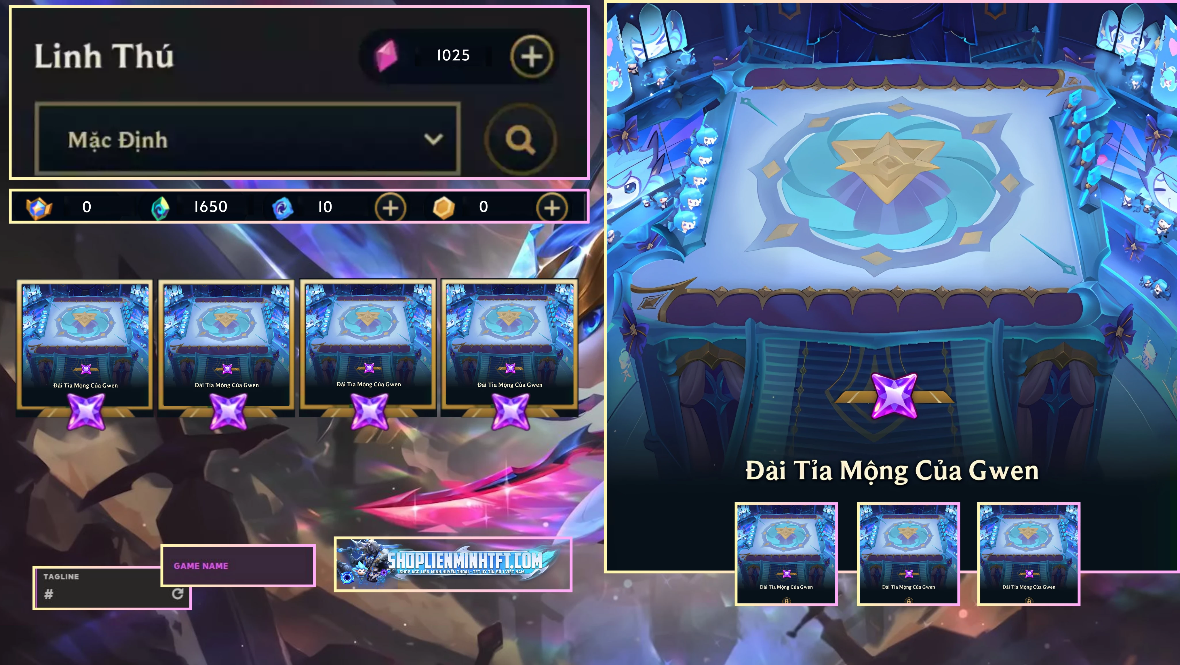 SÀN ĐÀI TỈA MỘNG CỦA GWEN CLONE